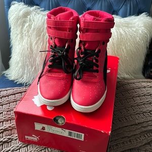 Puma Sky Wedge Sneakers, Size 7